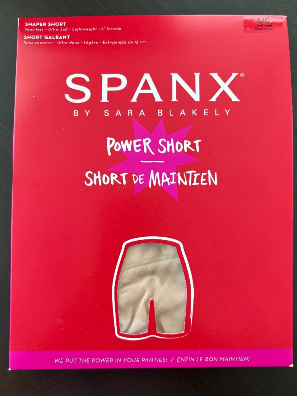 Spanx Power Short - New Unopened Box